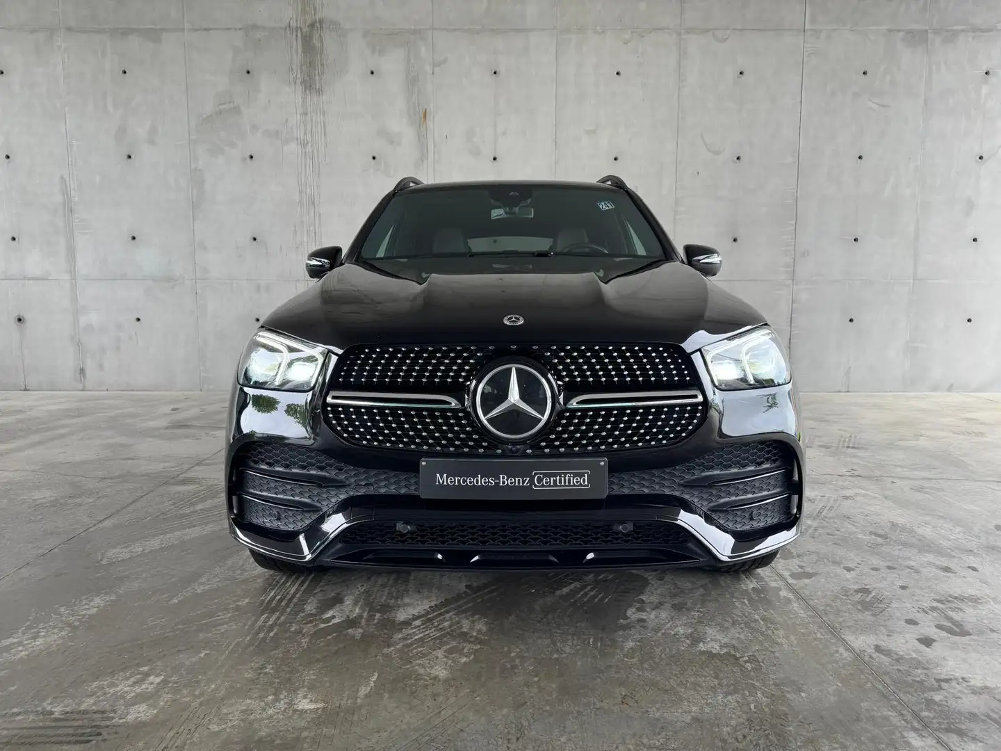 Mercedes-Benz GLE 350 e 4MATIC AMG LINE + LEDER + TREKHAAK + BURMESTER + Zwart - 2