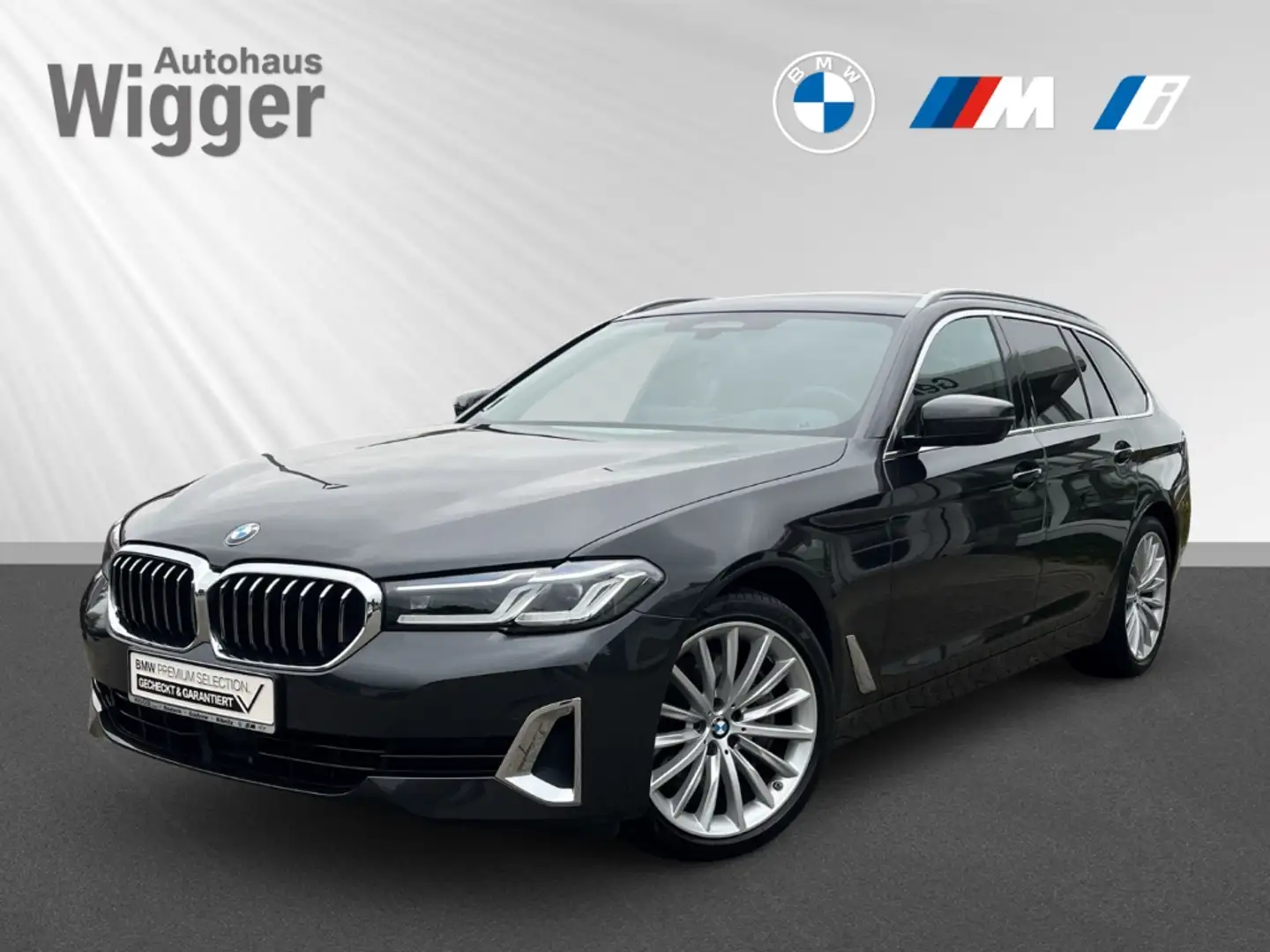 BMW 540 i Luxury Line/HUD/AHK/Navigation/Leder/ACC Grau - 1