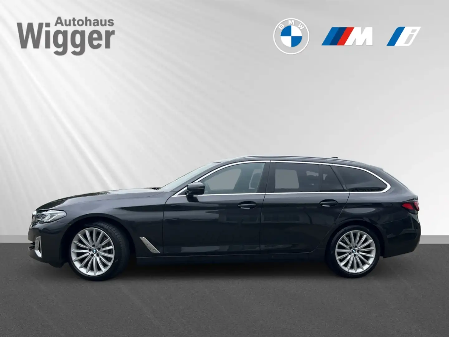BMW 540 i Luxury Line/HUD/AHK/Navigation/Leder/ACC Grau - 2