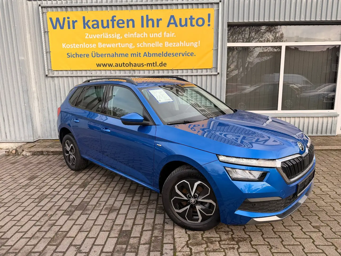 Skoda Kamiq 85kW DRIVE el.HK APP LED S-W.Reifen 1Hd Bleu - 2
