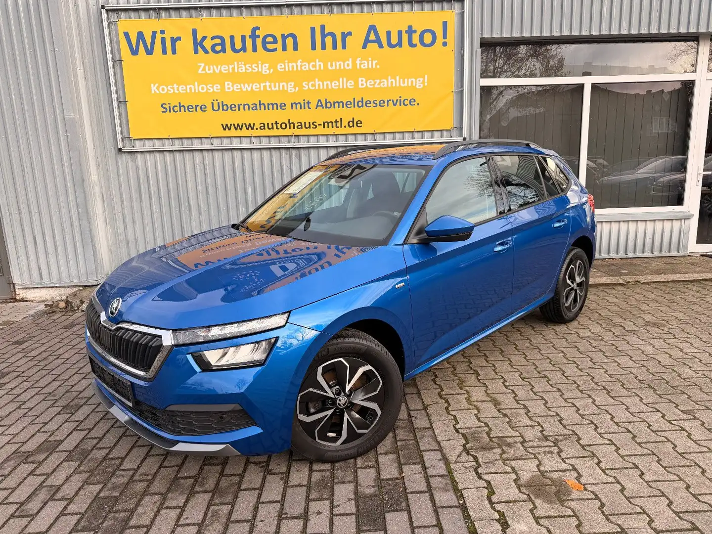 Skoda Kamiq 85kW DRIVE el.HK APP LED S-W.Reifen 1Hd Bleu - 1