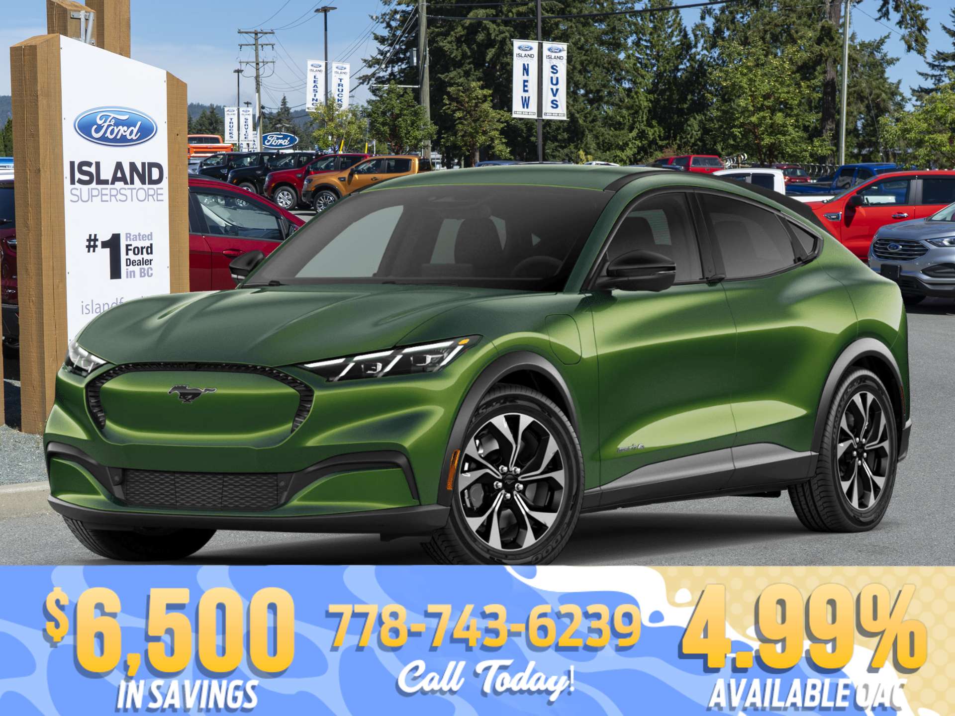 Green 2026 Ford Mustang Mach-E SUV / Crossover All-Wheel Drive 1-Speed Automatic