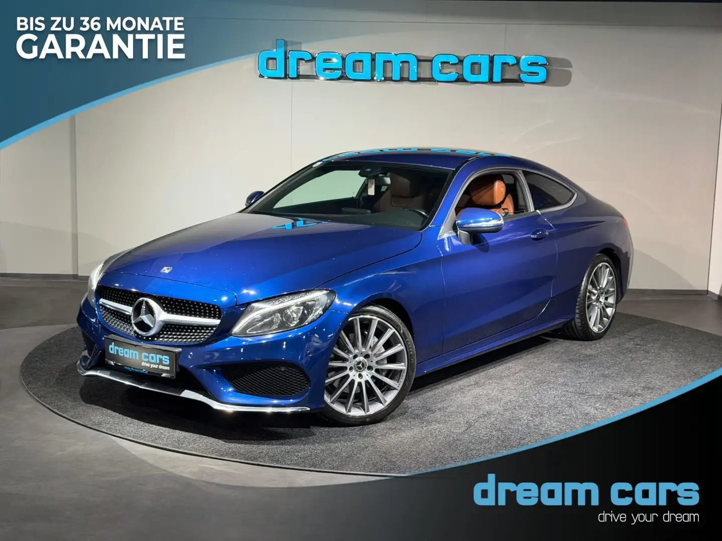 Mercedes-Benz C 220 d Coupe Aut. / AMG LINE / LEDER / NAVI / MULTIBEA Blau - 1