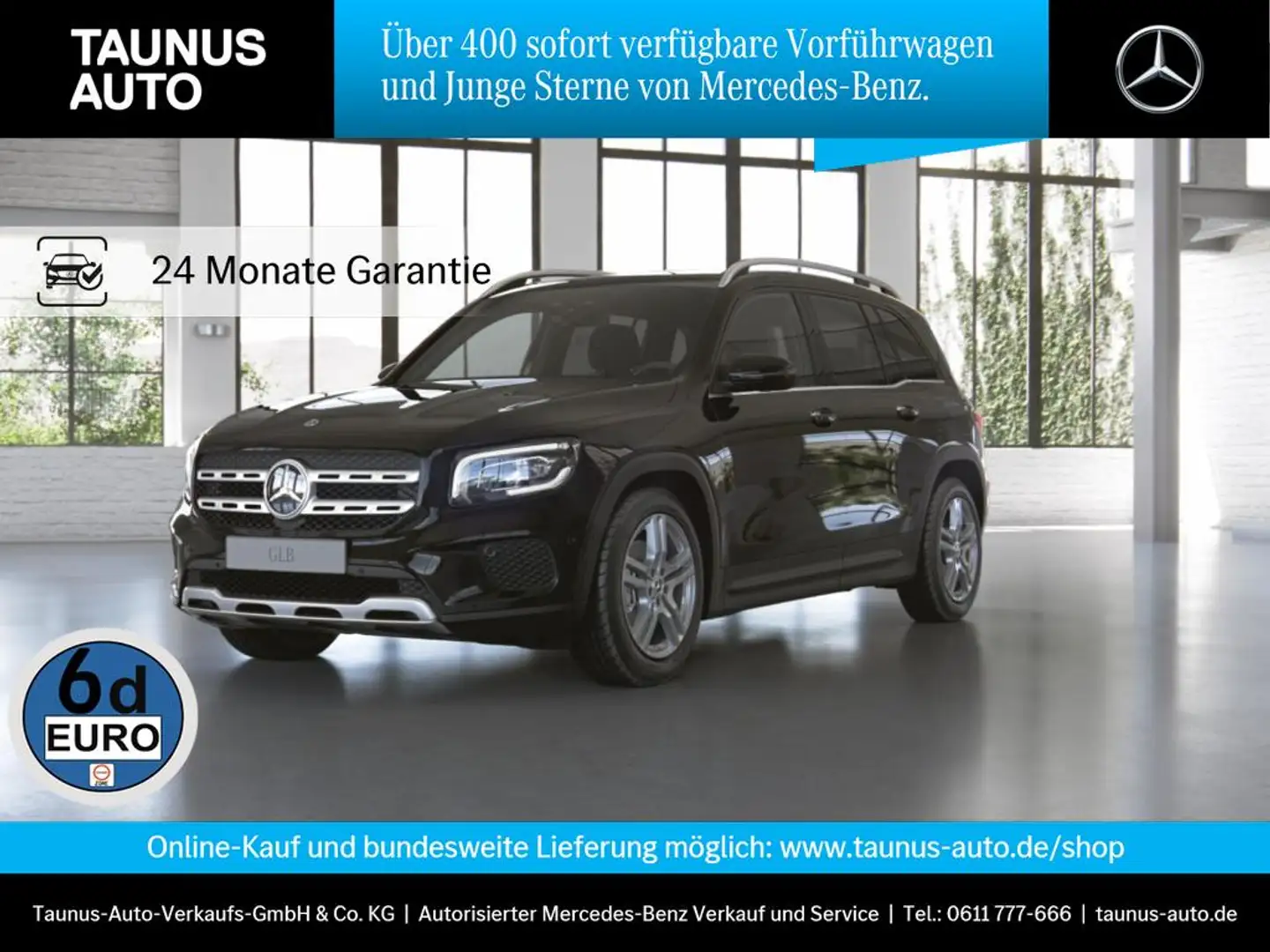 Mercedes-Benz GLB 200 4M STYLE PANO DISTRONIC AHK LED KAMERA Schwarz - 1