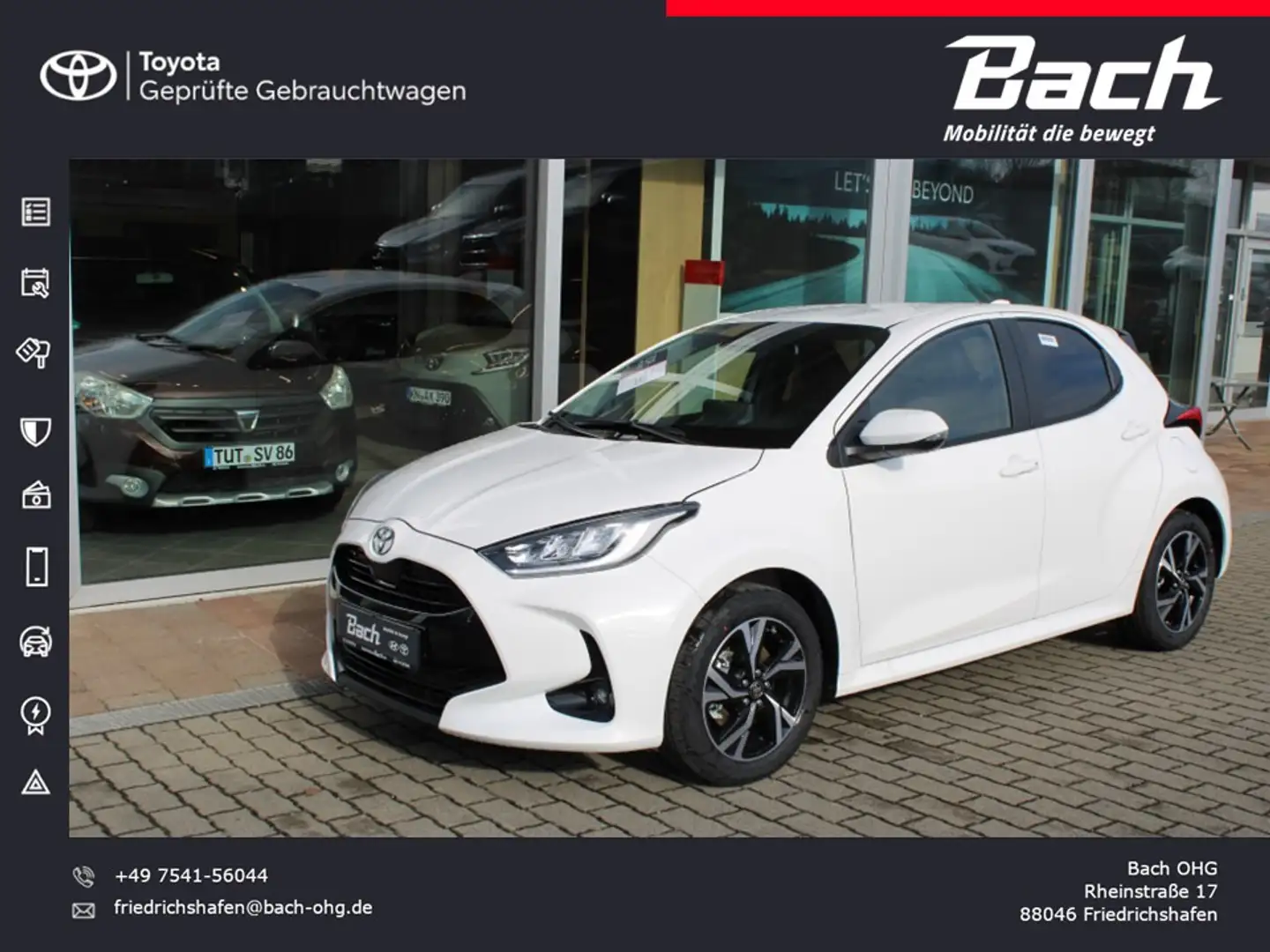 Toyota Yaris 1.5 Hybrid Team D mit Comfort-Paket Bianco - 1