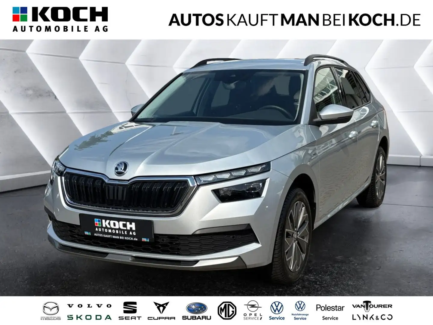 Skoda Kamiq 1.5 TSI DSG CLEVER ACC NAVI AHZV KESSY LED Silber - 1