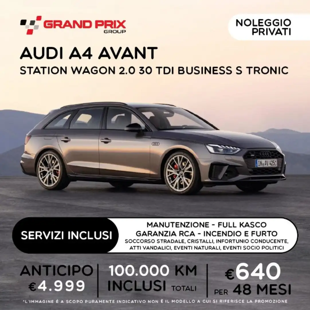 Audi A4 NOLEGGIO LUNGO TERMINE - 30 TDI S tronic Business Gri - 1
