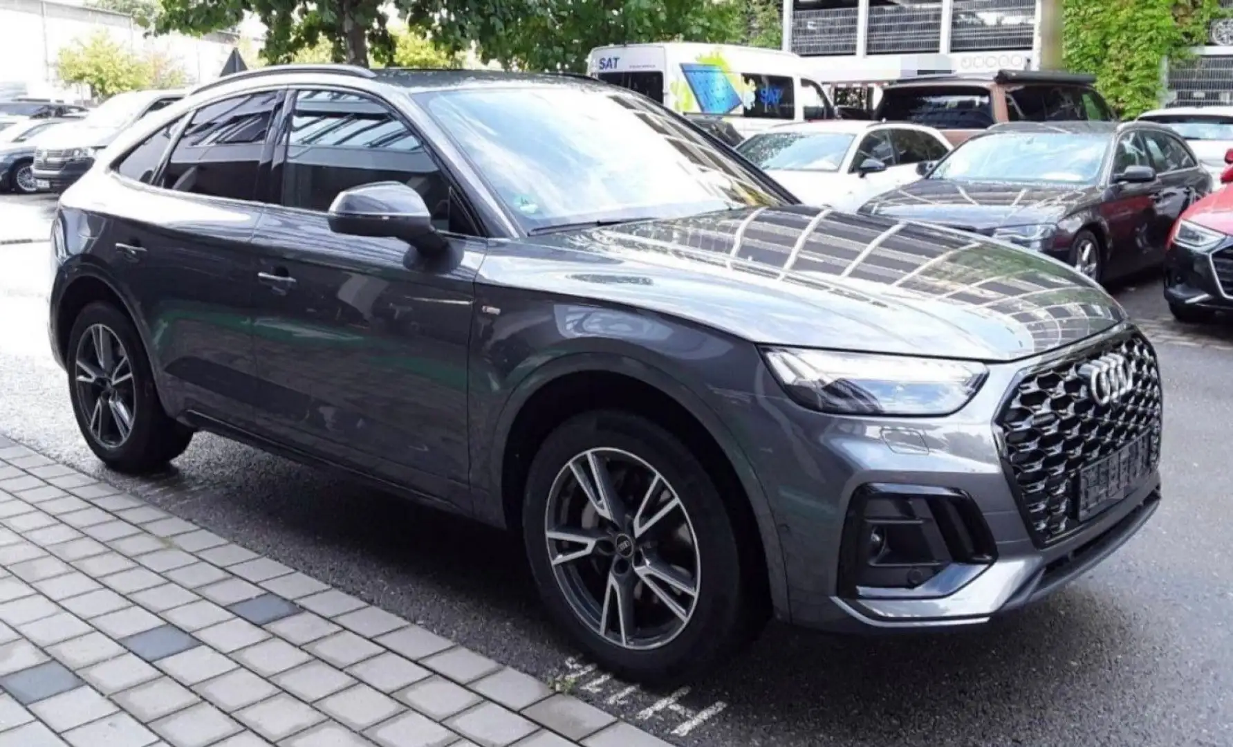 Audi Q5 Sportback 55 TFSIe quattro - S LINE / PANO Gris - 1