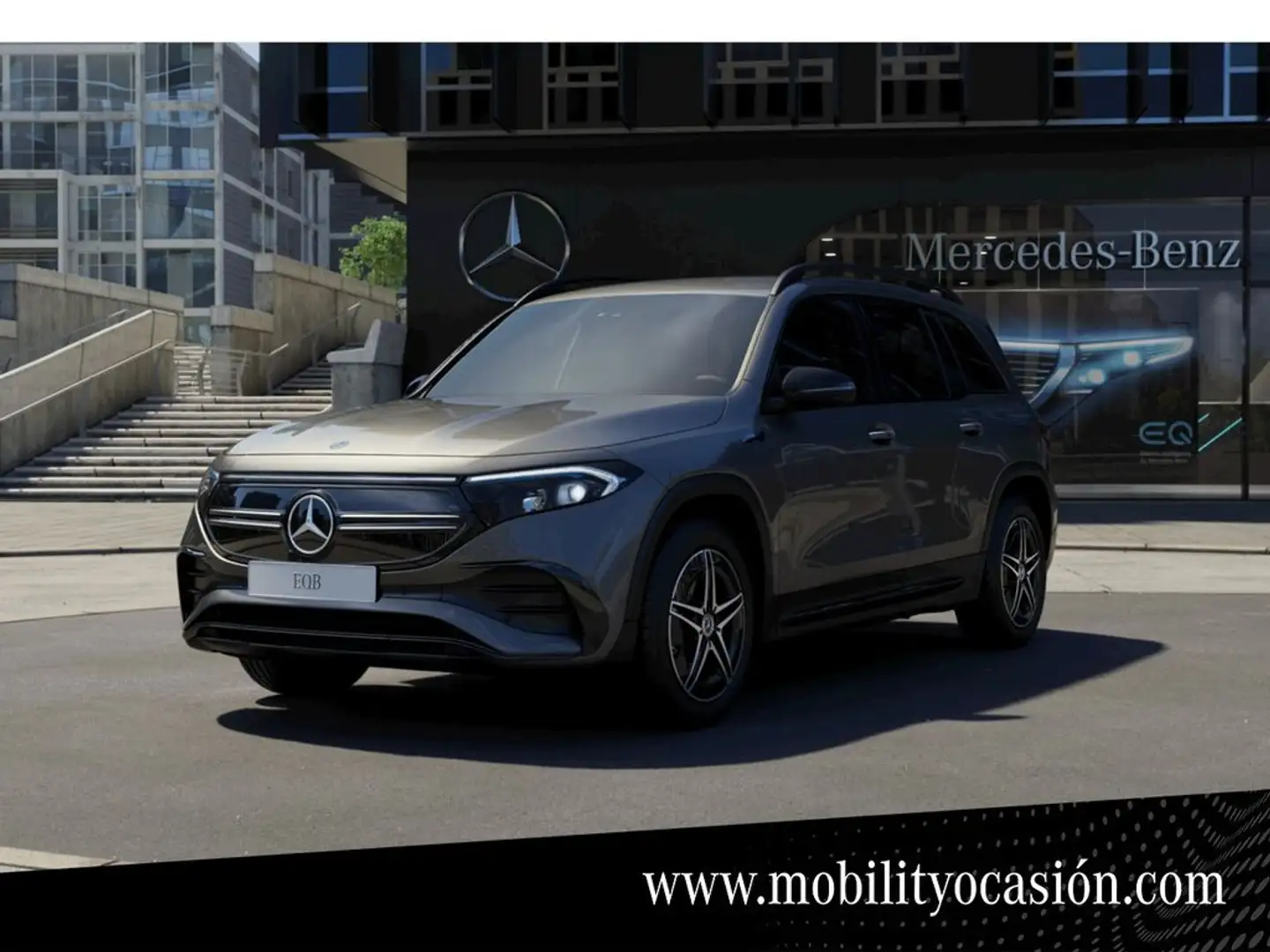 Mercedes-Benz EQB 300 4matic amg line Gris - 1