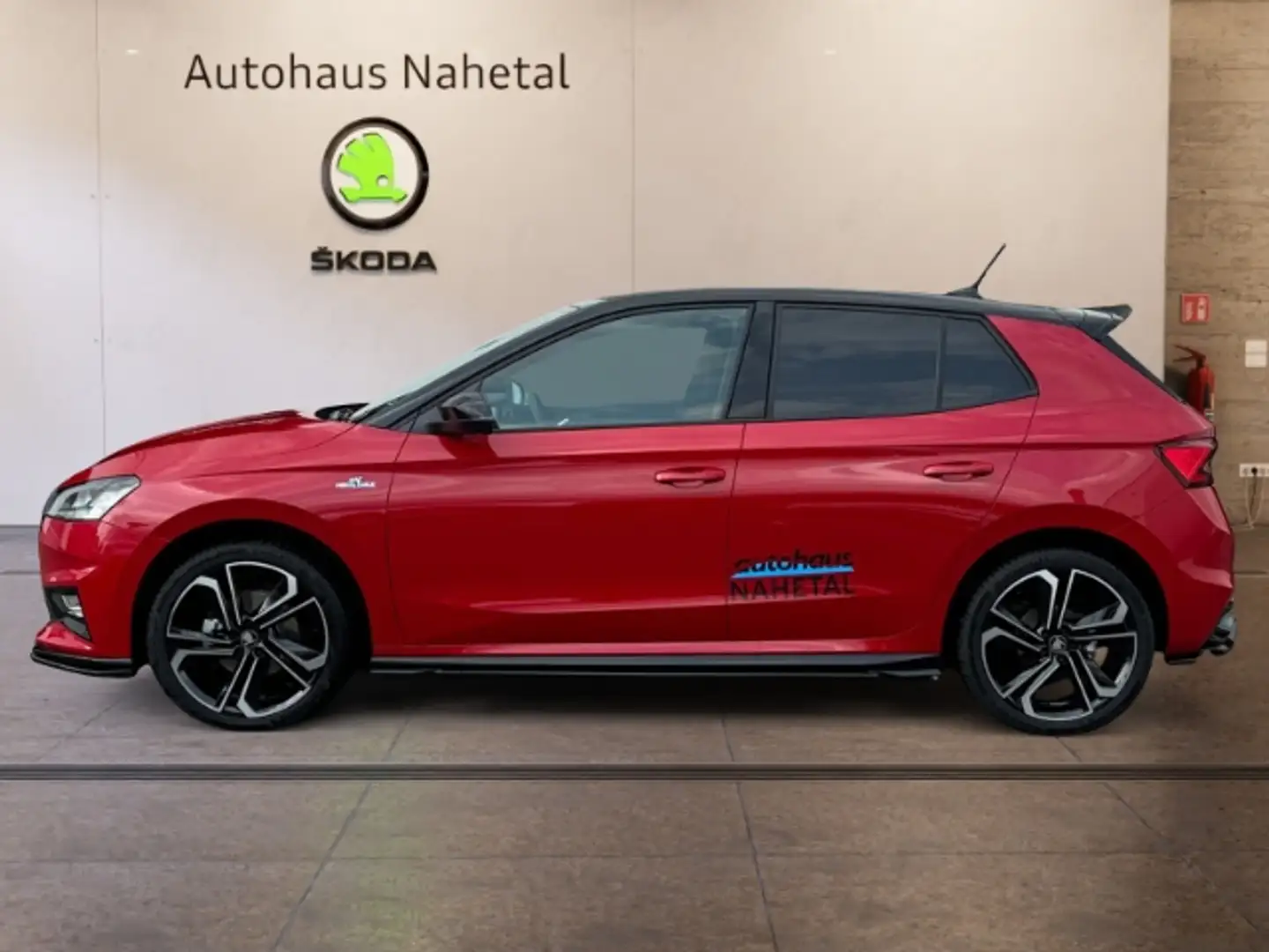 Skoda Fabia Monte Carlo ABT 1.5 TSI  DSG LED NAVI 18'' PDC RÜF Piros - 2