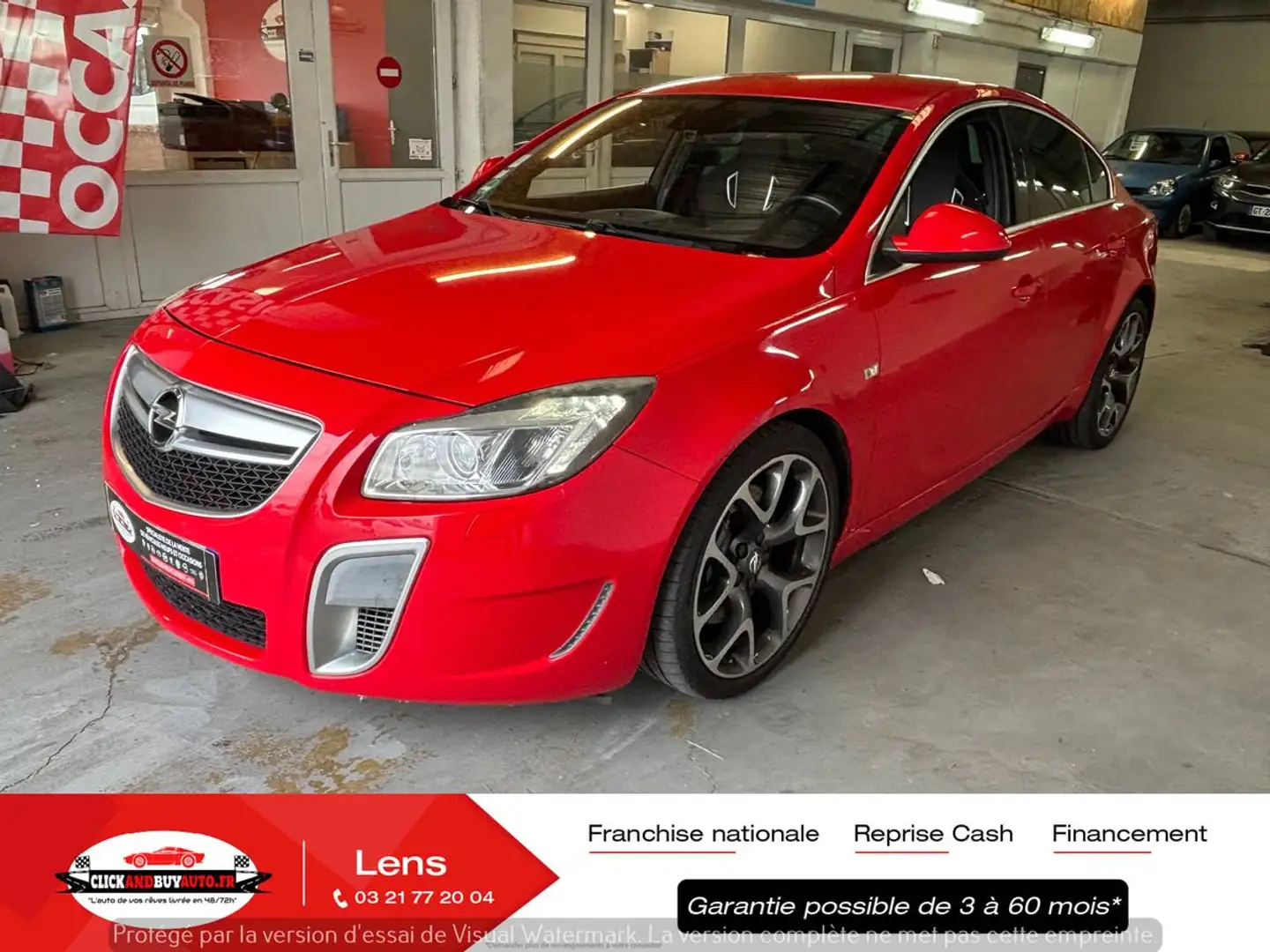 Opel Insignia OPC 2.8 V6 TURBO 325CV / 4X4 / RECARO / BLUETOOTH Rouge - 1