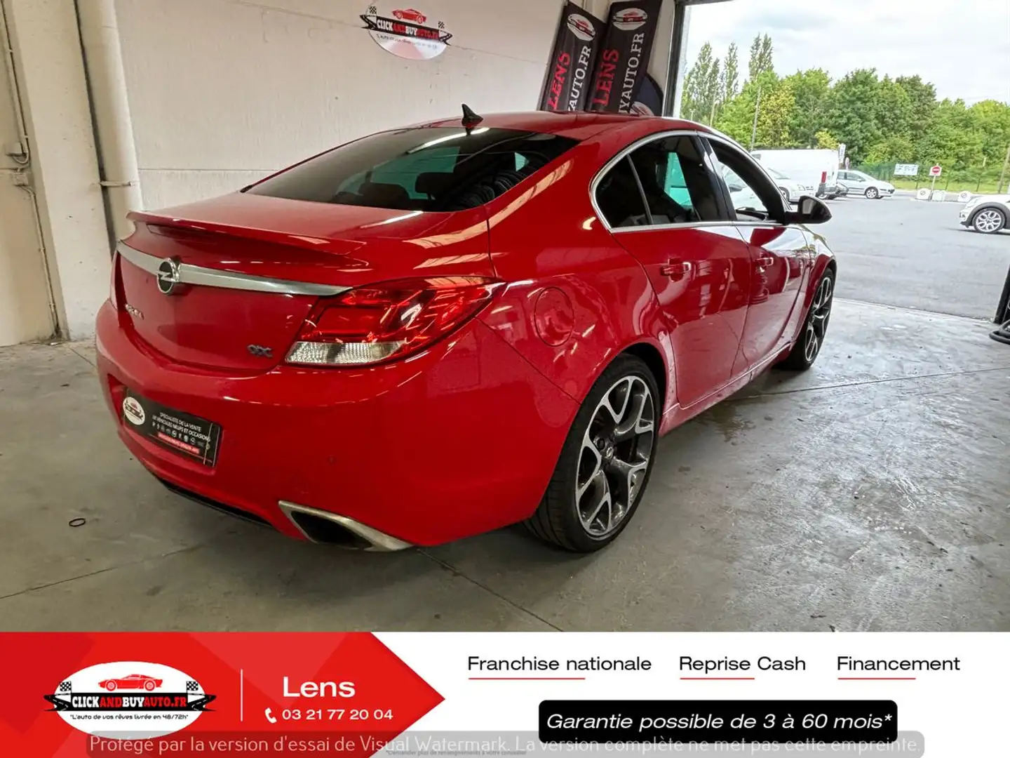 Opel Insignia OPC 2.8 V6 TURBO 325CV / 4X4 / RECARO / BLUETOOTH Rouge - 2