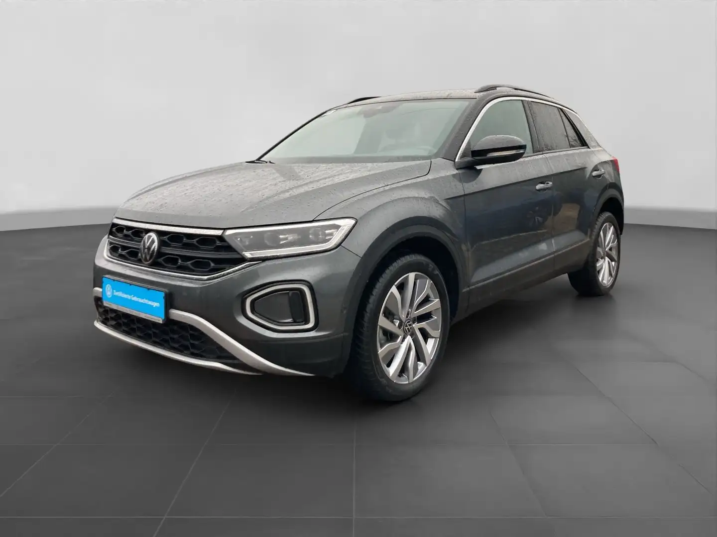 Volkswagen T-Roc 2.0 TDI DSG GOAL AHK KAMERA LM18 KEYLESS Grau - 2