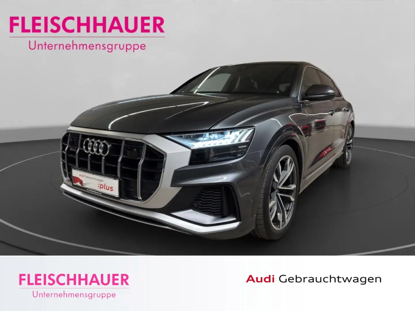 Audi SQ8 V8 4.0 TFSI quattro HD-MATRIX+PANO+AHK+ACC+LUFTFED Grau - 1