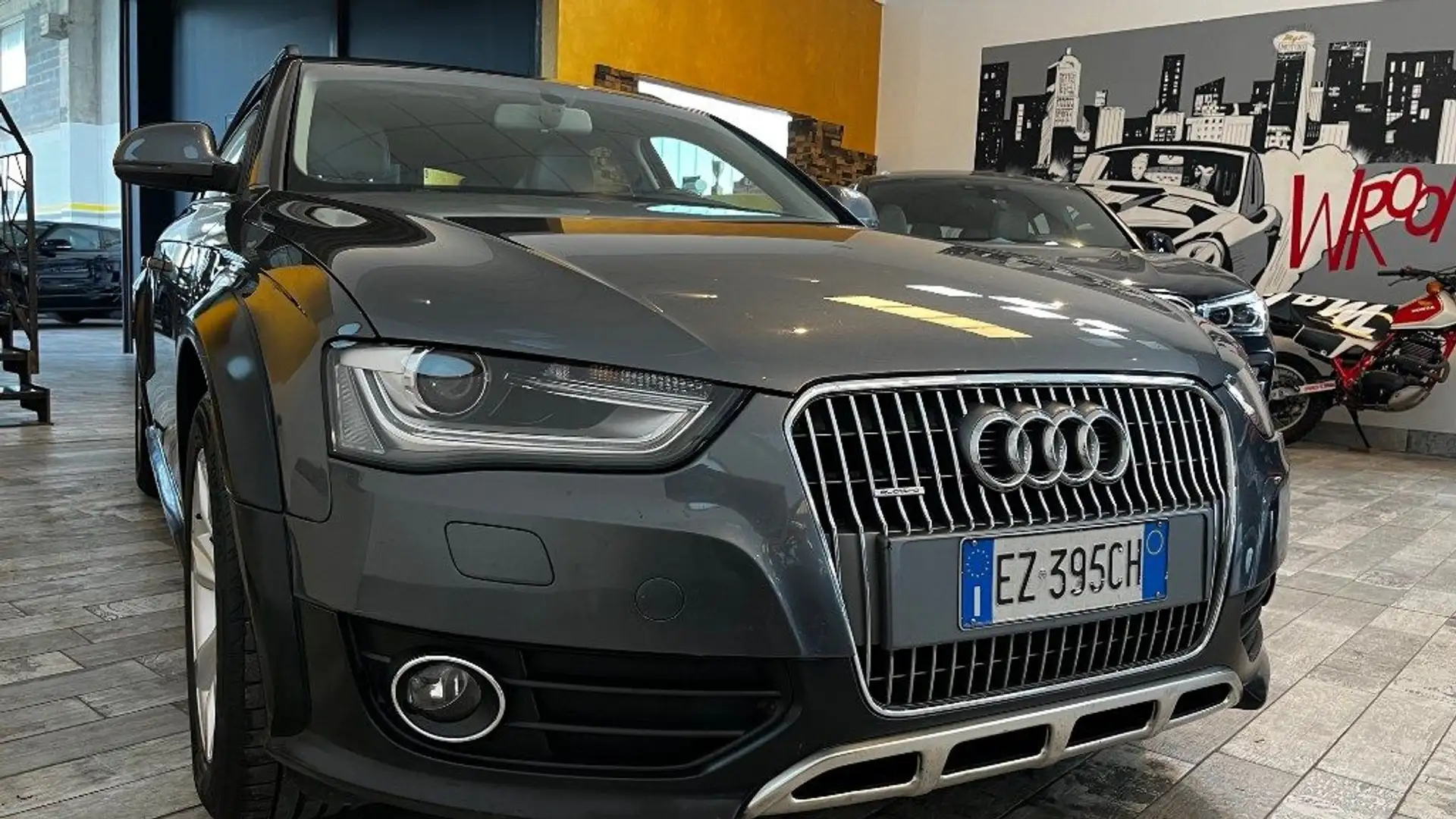 Audi A4 allroad 2.0 TDI 190 FULL OPT. + GANCIO TRAINO!! Gris - 2