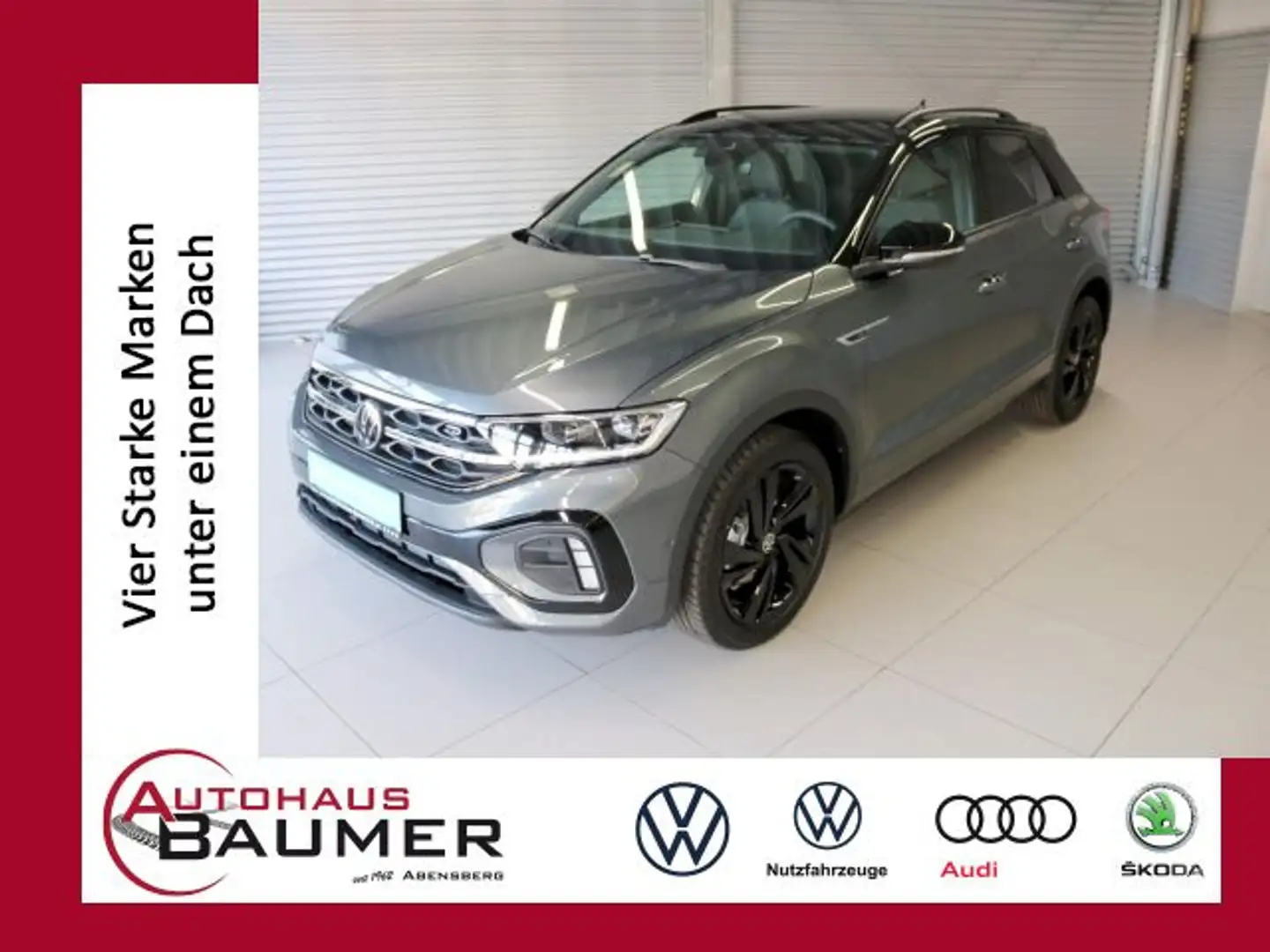 Volkswagen T-Roc R-Line 1.5 TSI DSG AHK Black-Style Kamera Grijs - 1