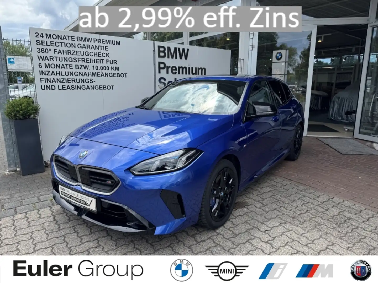 BMW 135 xDrive F70 Panorama HUD H/K Memory ad.M-FW LenkHzg Blau - 1
