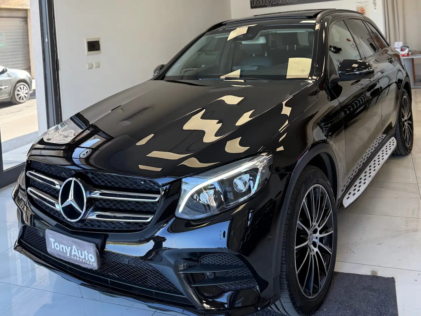 Mercedes-Benz GLC 350 d Premium 4matic auto AMG LINE,TETTO APRI.NAVI Nero - 2