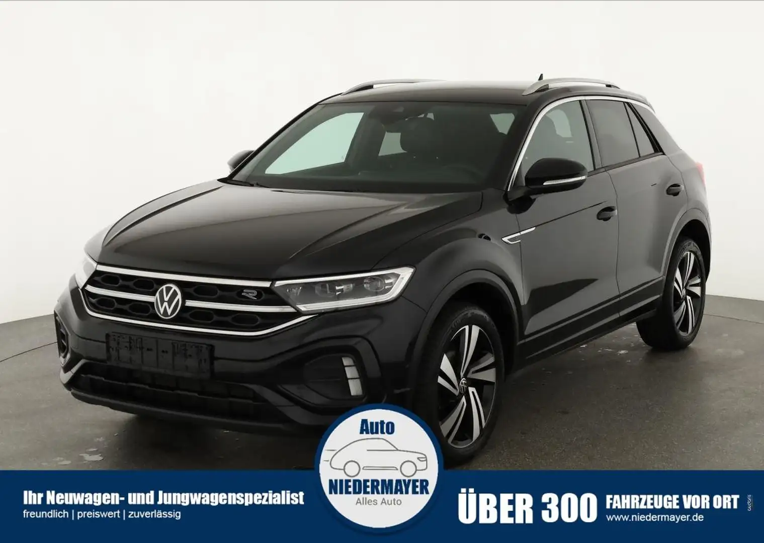 Volkswagen T-Roc 1.5 TSI DSG R-Line, Side, Kamera, Winter, el. Klap Schwarz - 1