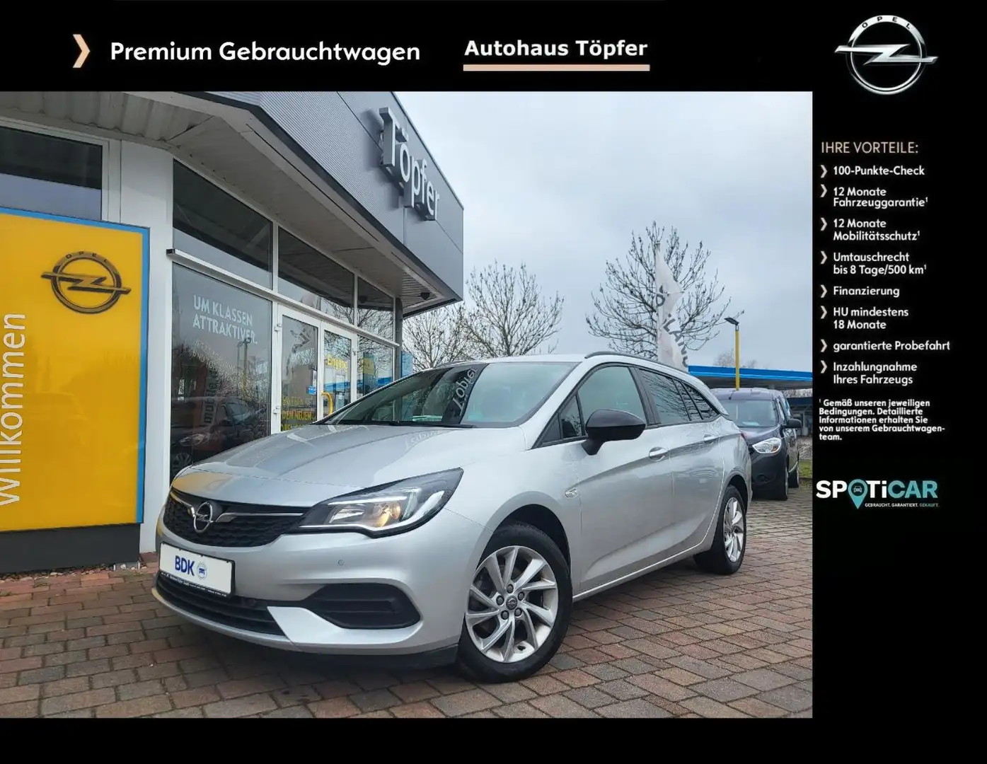 Opel Astra K ST aus 1-Hand/DAB+/Navigation/Garantie Silber - 1