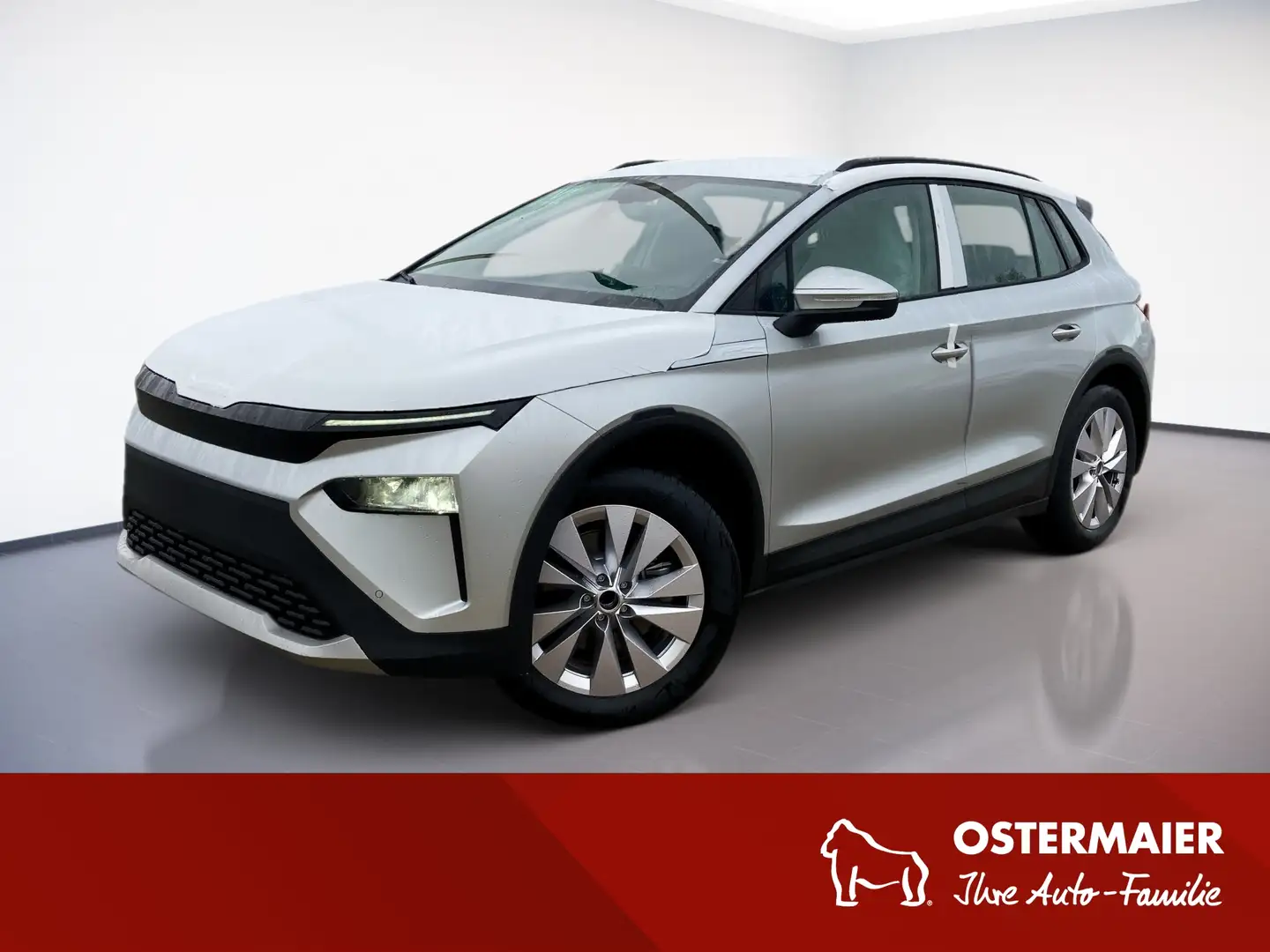 Skoda Elroq 50 Loft LED.NAV.WärmeP.KAM.LKR-HEIZ.LIM.AHK.SMARTL Silber - 1