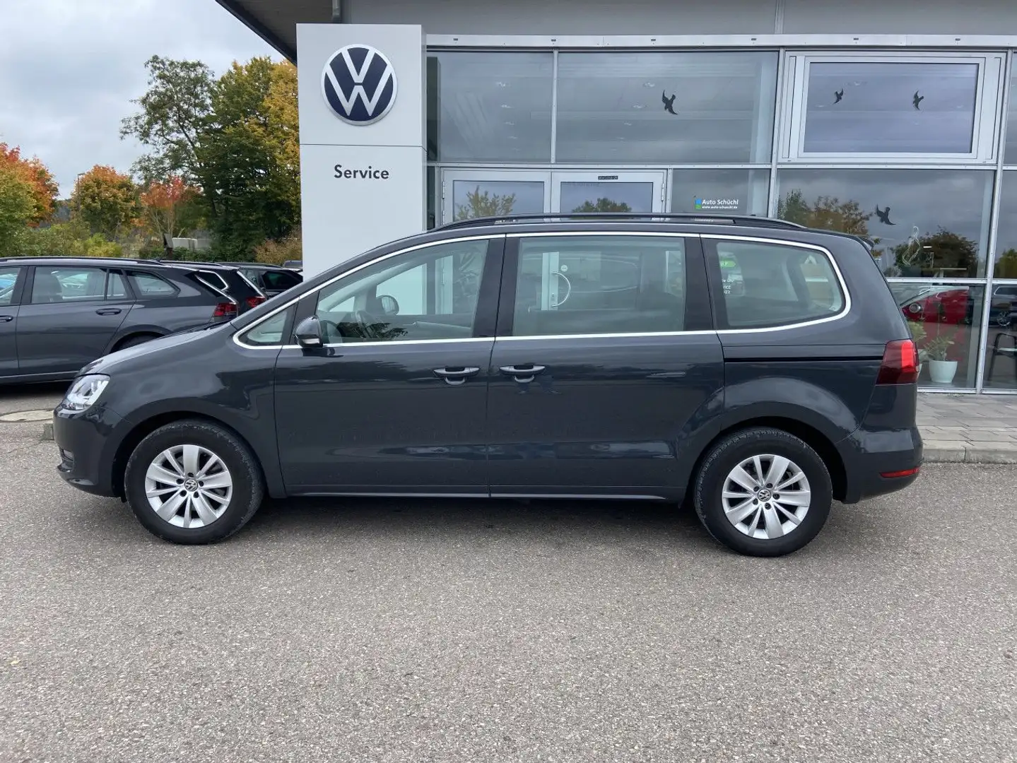 Volkswagen Sharan 2.0 TDI Comfortline 7-SITZER AHK+NAVI+ACC Grau - 2