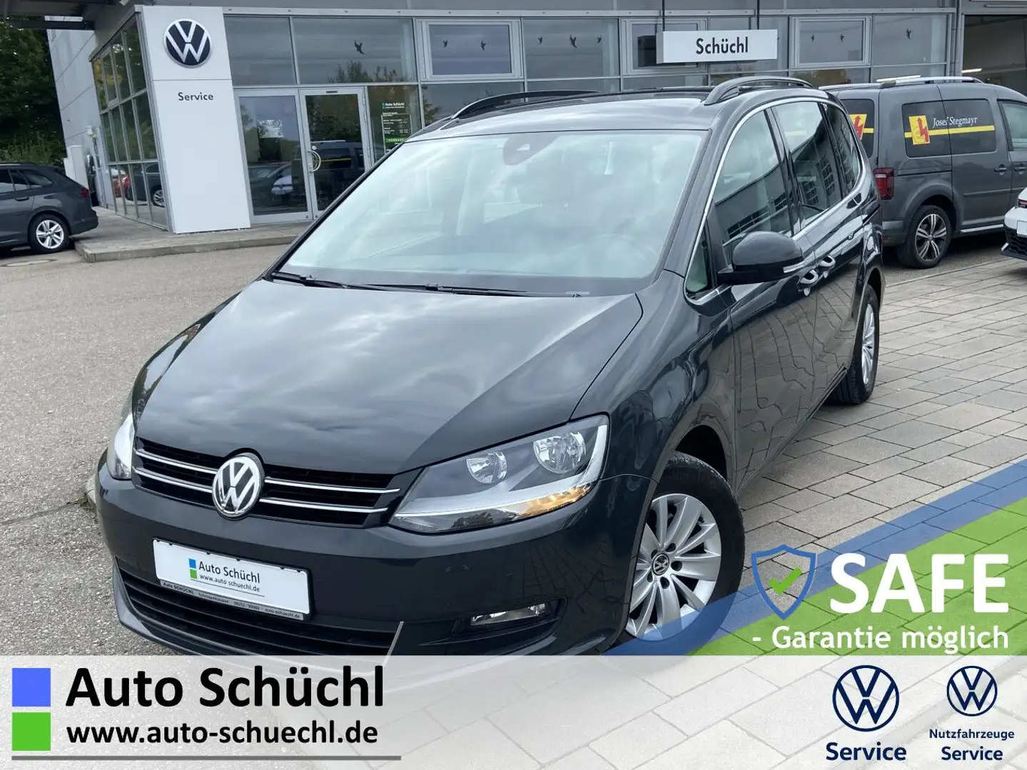 Volkswagen Sharan 2.0 TDI Comfortline 7-SITZER AHK+NAVI+ACC Grau - 1
