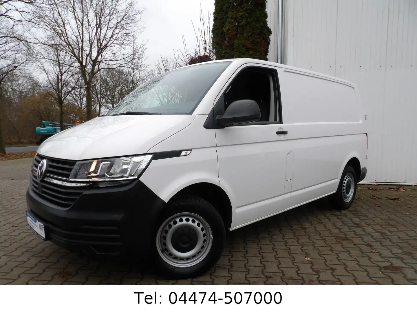 Volkswagen T6 Transporter T6.1 Transporter 2.0TDI Kasten PDC Klima AHK Blanc - 1