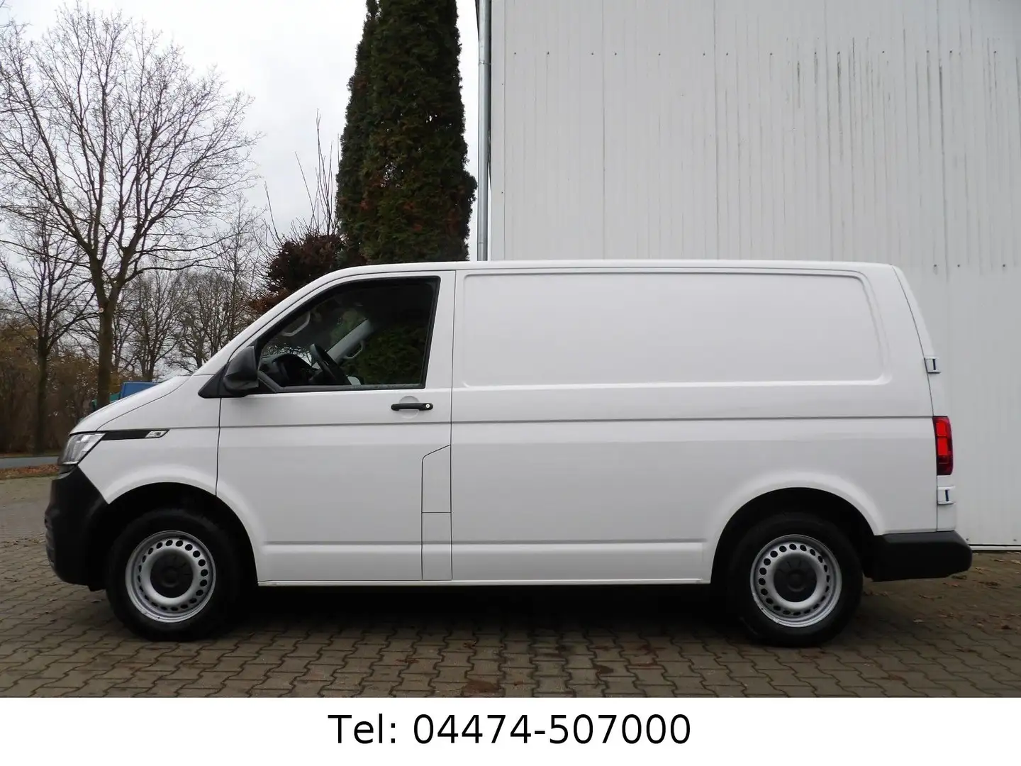 Volkswagen T6 Transporter T6.1 Transporter 2.0TDI Kasten PDC Klima AHK Blanc - 2