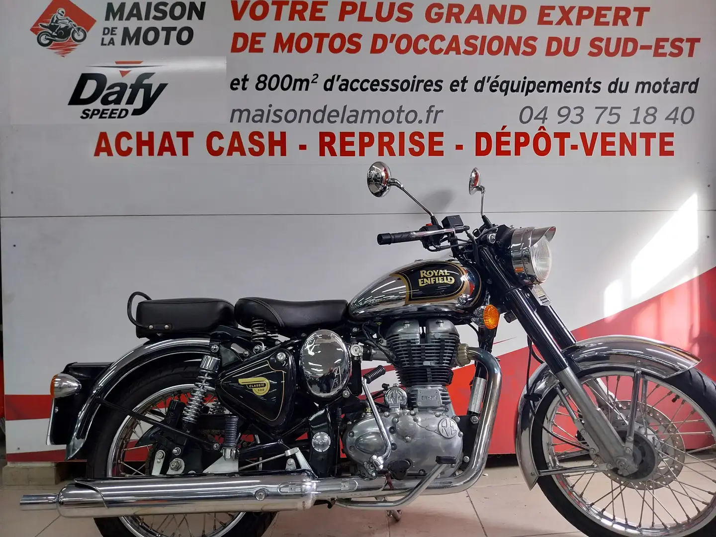 Royal Enfield Bullet 500 Gris - 1
