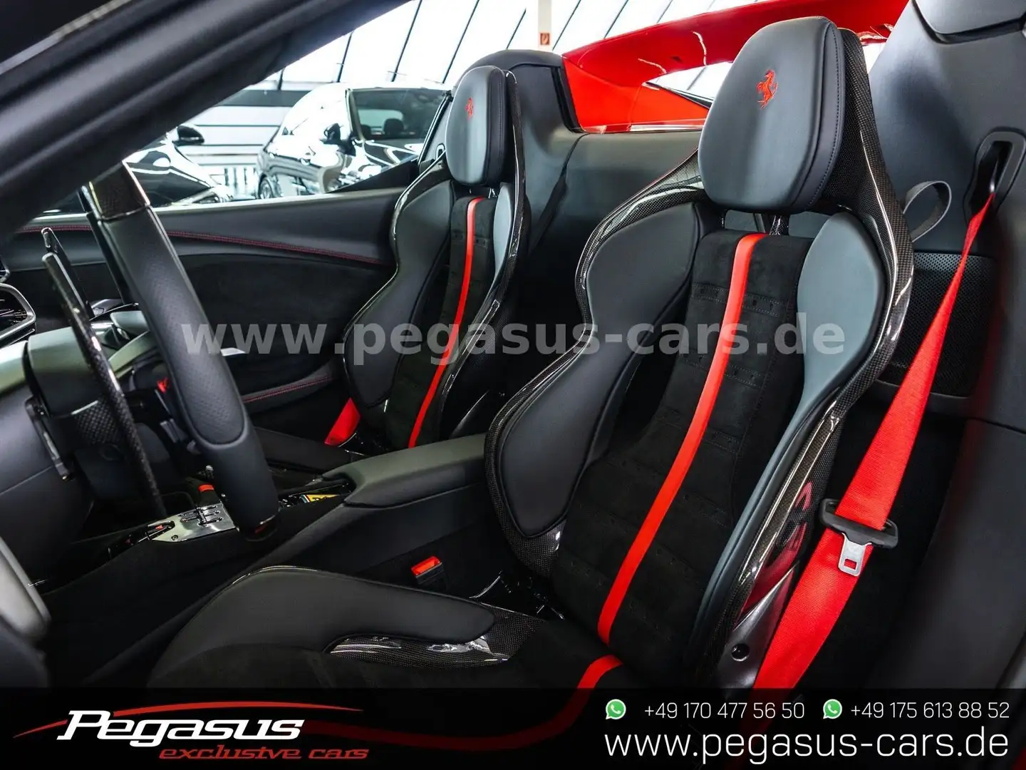 Ferrari 296 GTS*TWOTONE*LIFT*CARBONSEATS*360°*20" Roşu - 2