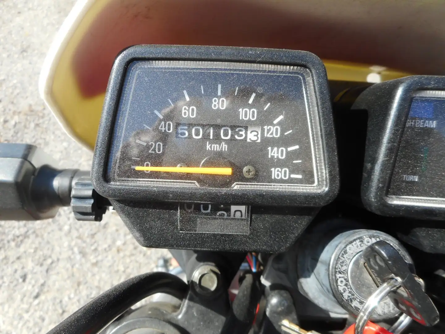 Yamaha XT 350 Wit - 1