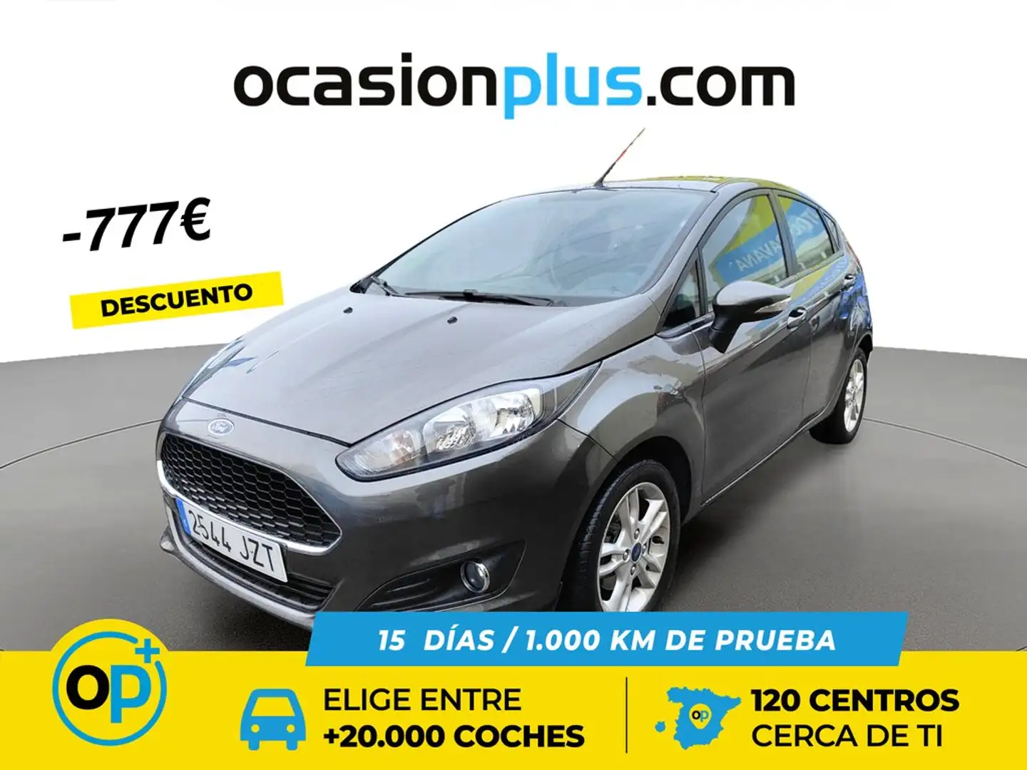 Ford Fiesta 1.25 Trend 82 Gris - 1