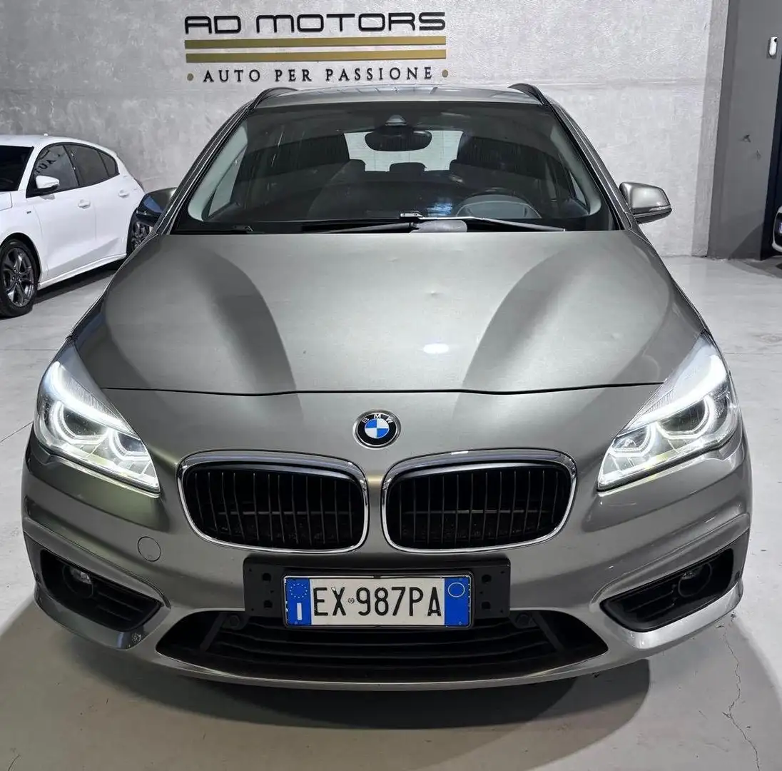BMW 218 218d Manuale+Navigatore+Euro 6 Gris - 2