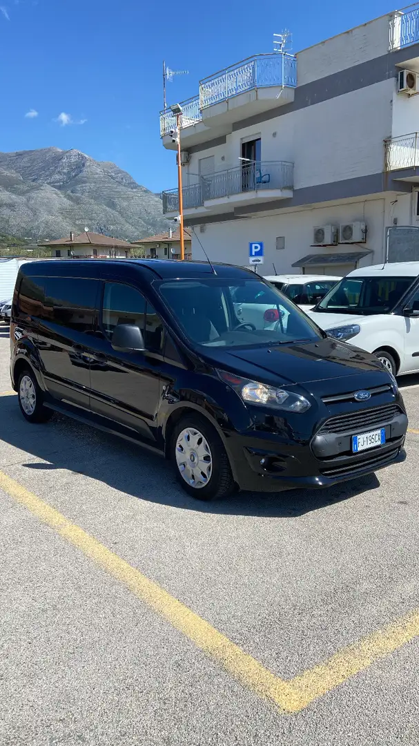 Ford Transit Connect 3 posti passo lungo Nero - 2