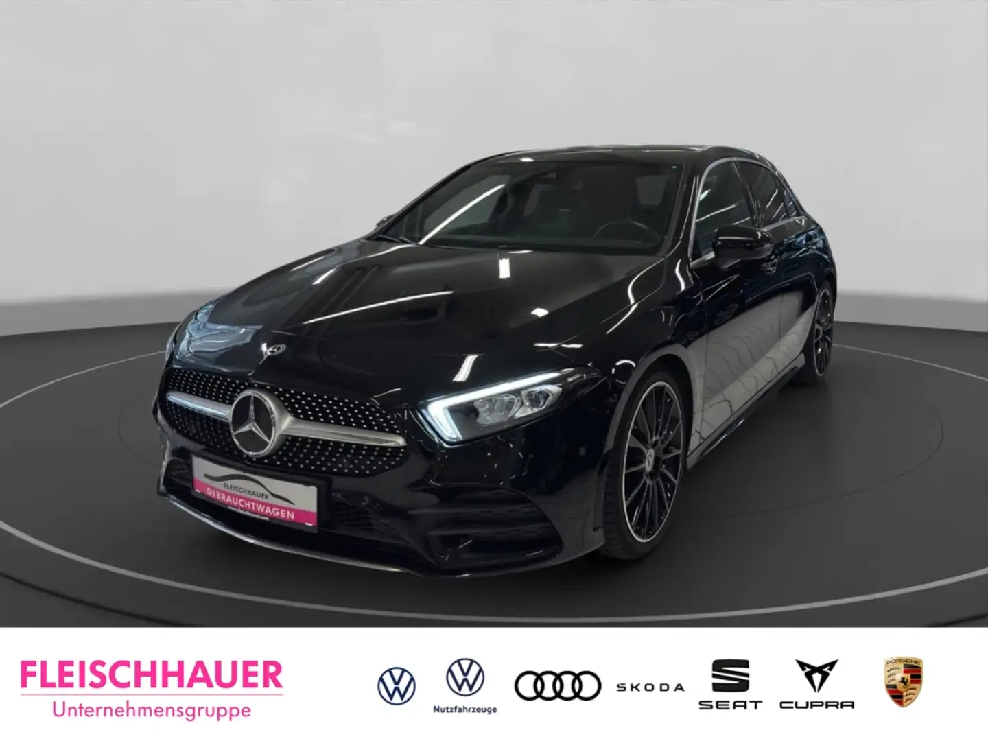 Mercedes-Benz A 200 AMG Line Navi+LED+Pano+19''+DAB+GRA+Kamera Czarny - 1