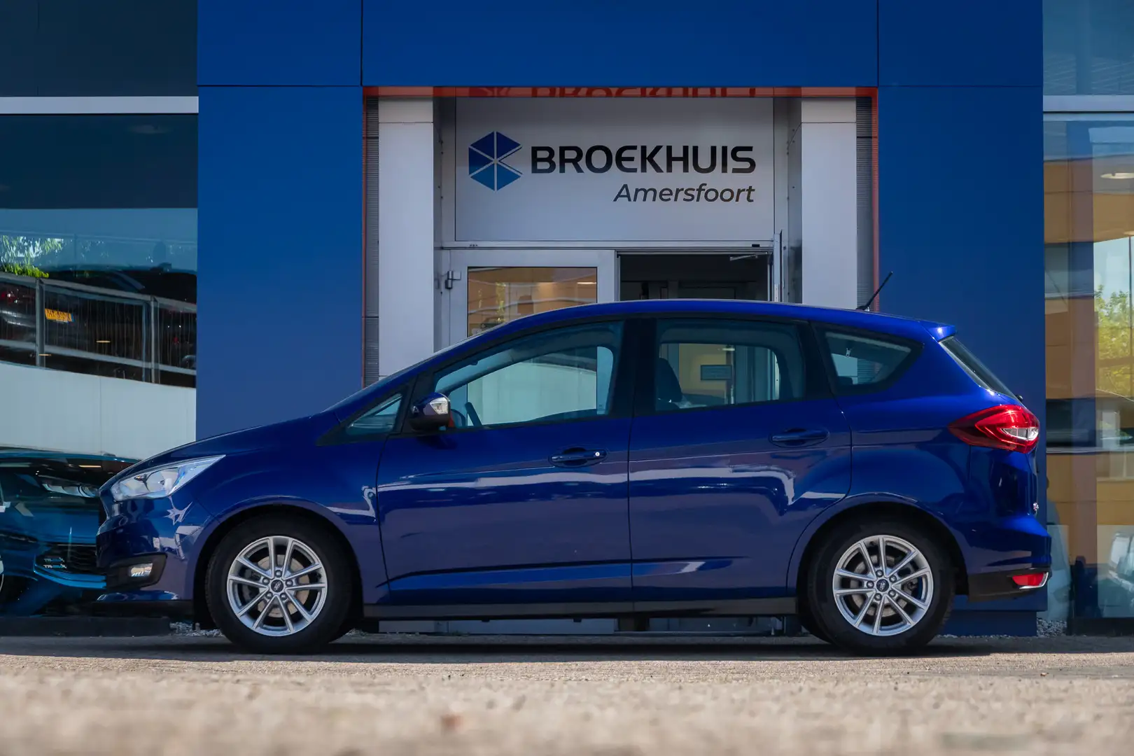 Ford C-Max 1.0 Trend | Cruise control | LMV | Airco | Elektri Blauw - 2