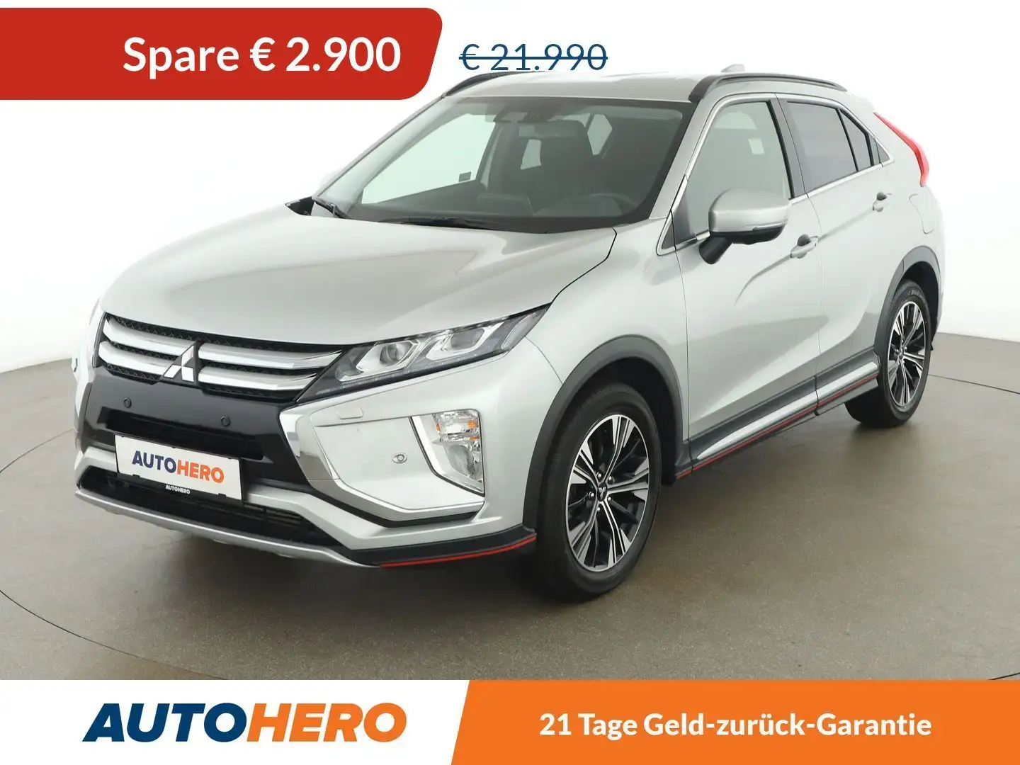 Mitsubishi Eclipse Cross 1.5 T-MIVEC Intense+ 4WD Aut. *LED*HUD*SPUR*TOT* Grau - 1