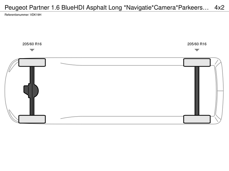 Peugeot Partner 1.6 BlueHDI Asphalt Long *Navigatie*Camera*Parkeer — photo 24