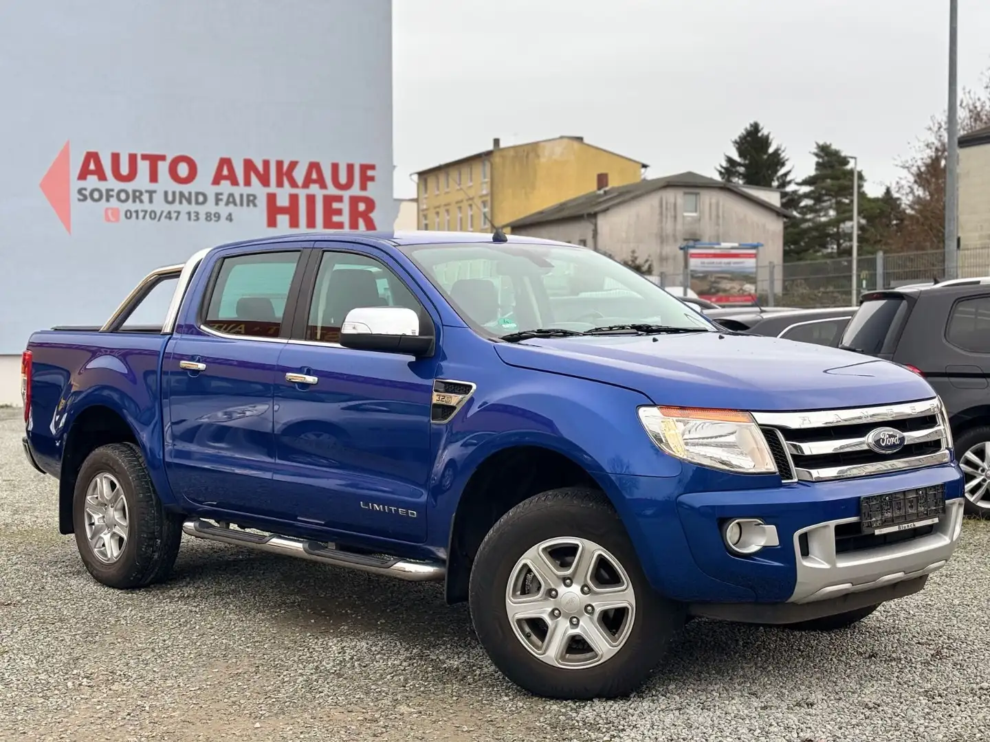 Ford Ranger Limited Doppelkabine 4x4,NAVI,LKW,LEDER Blau - 2
