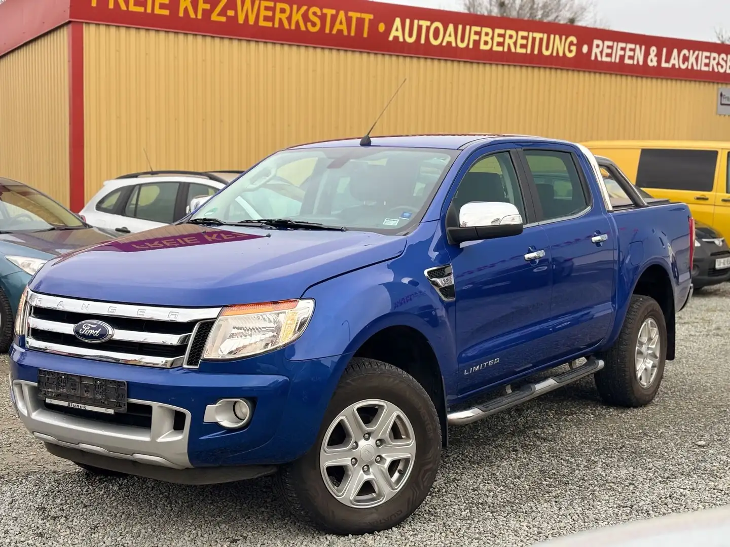 Ford Ranger Limited Doppelkabine 4x4,NAVI,LKW,LEDER Blau - 1