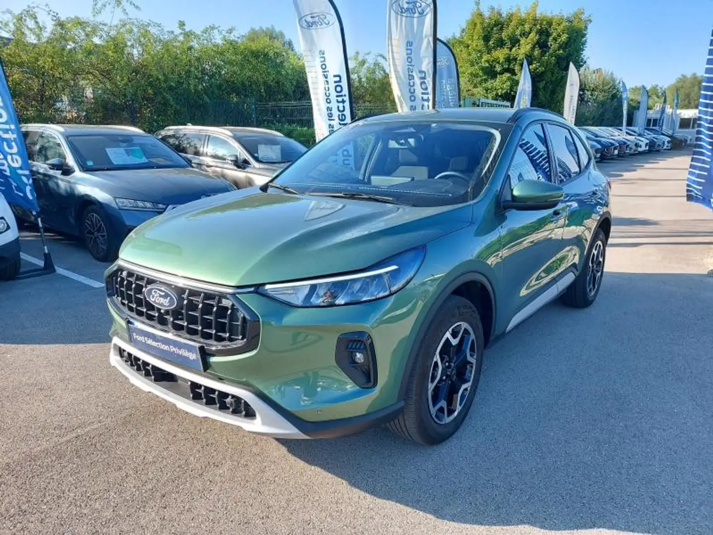 Ford Kuga 2.5 Duratec 180ch Hybrid FlexiFuel Active Powershi Vert - 1