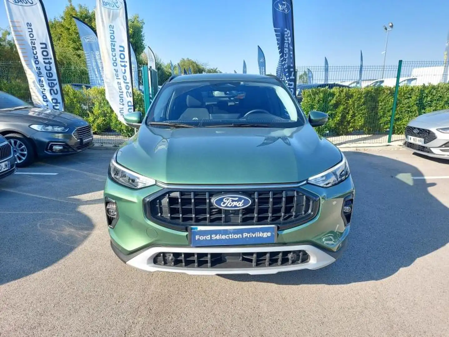 Ford Kuga 2.5 Duratec 180ch Hybrid FlexiFuel Active Powershi Vert - 2
