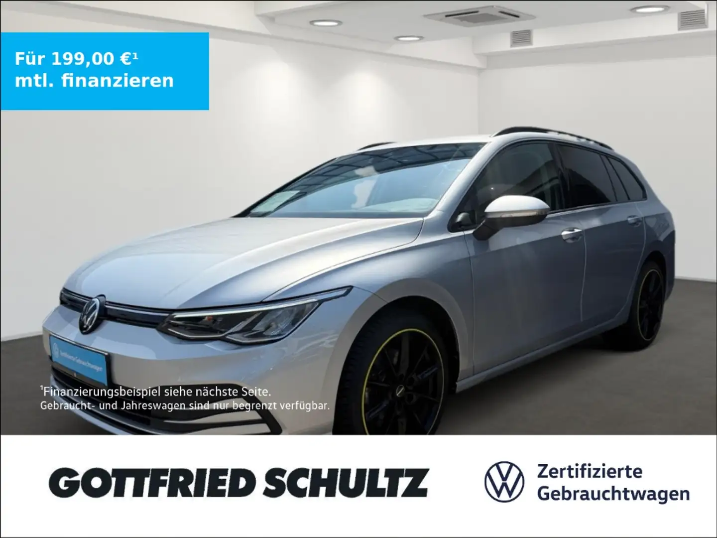 Volkswagen Golf Variant 2.0 TDI LED NAV SHZ EPH Life ALLSEASON Argent - 1
