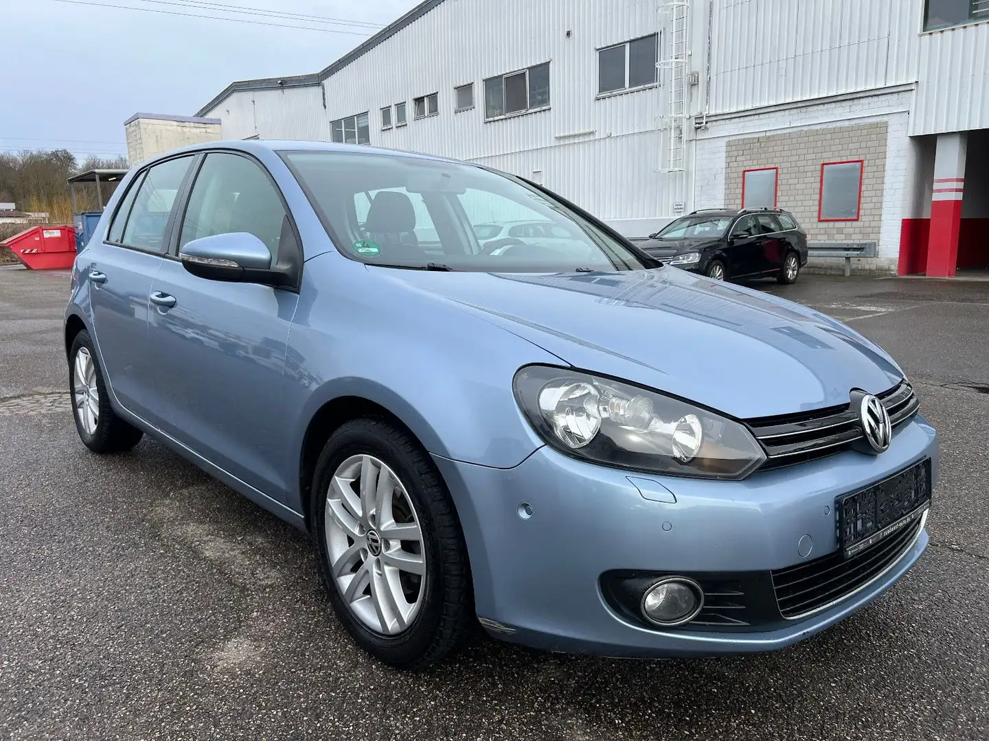Volkswagen Golf VI Highline 1,4TSI 122PS Klima Leder Topzus Blauw - 2