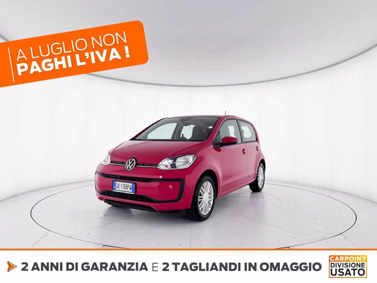 Volkswagen up! 5p 1.0 evo move  65cv Rosso - 1