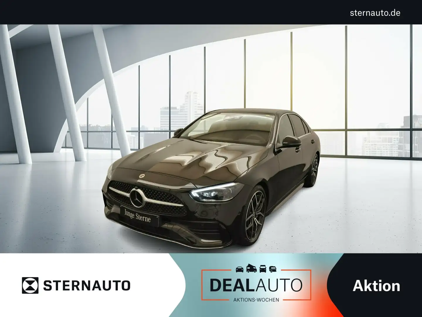 Mercedes-Benz C 300 C 300 4M F in VIN AMG Pano Distro Memory AHK HUD Schwarz - 1