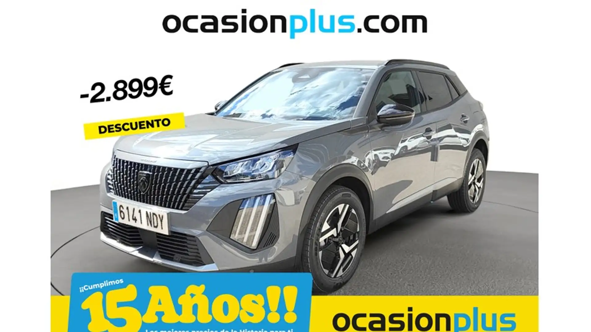 Peugeot 2008 1.2 PureTech S&S Allure 100 Gris - 1