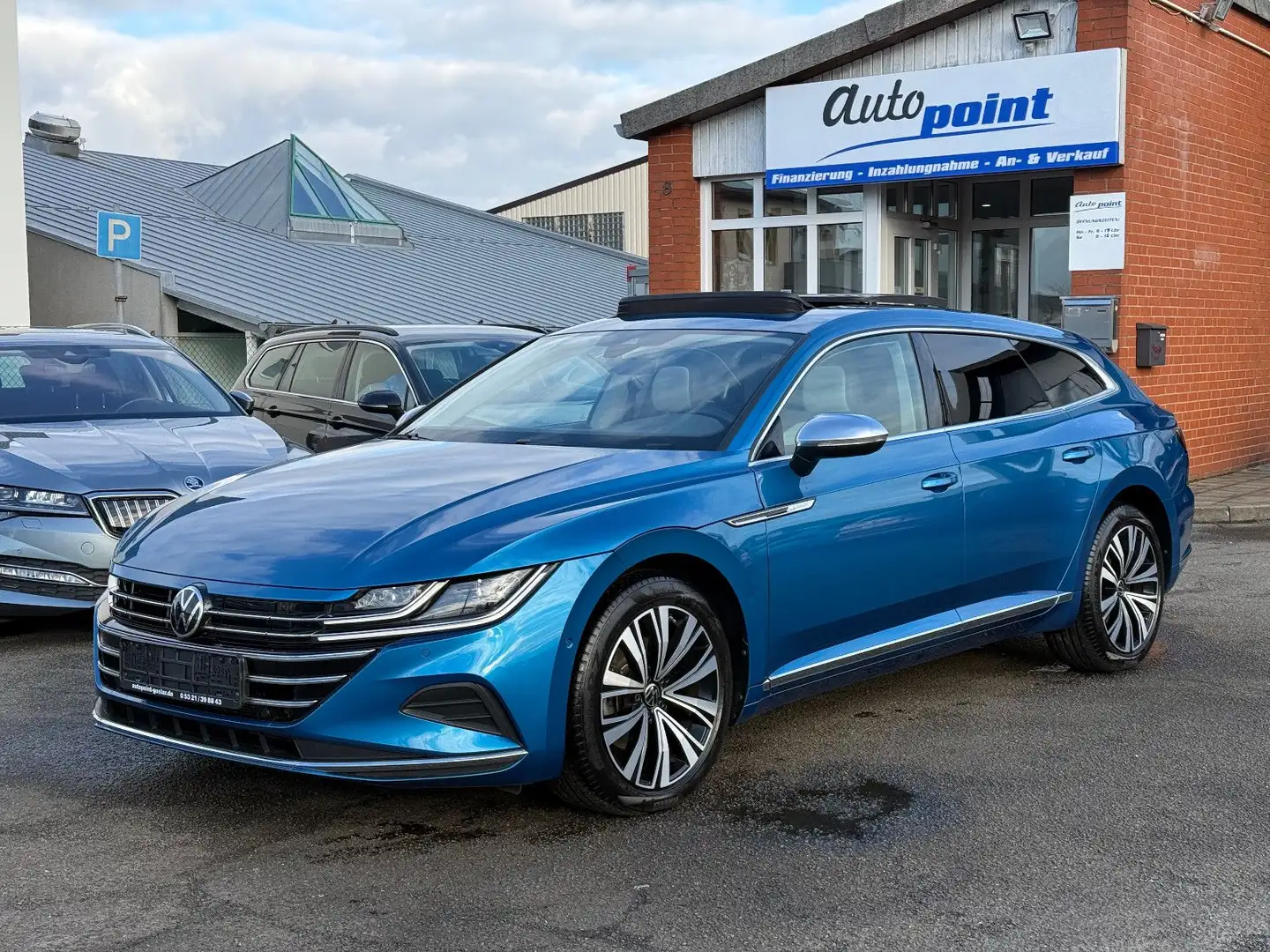 Volkswagen Arteon Shooting Brake Elegance 1.4 eHybrid PANO Blau - 1