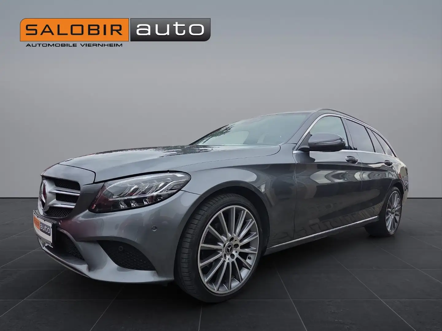 Mercedes-Benz C 200 d T-Modell Avantgarde Teilleder LED Grau - 1